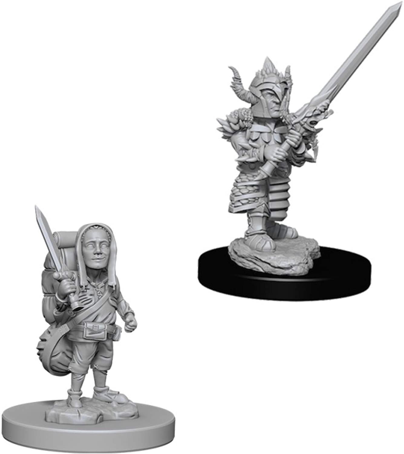 D&D Nolzur's Marvelous Unpainted Miniatures: Halfling Male Fighter Miniatures WizKids   