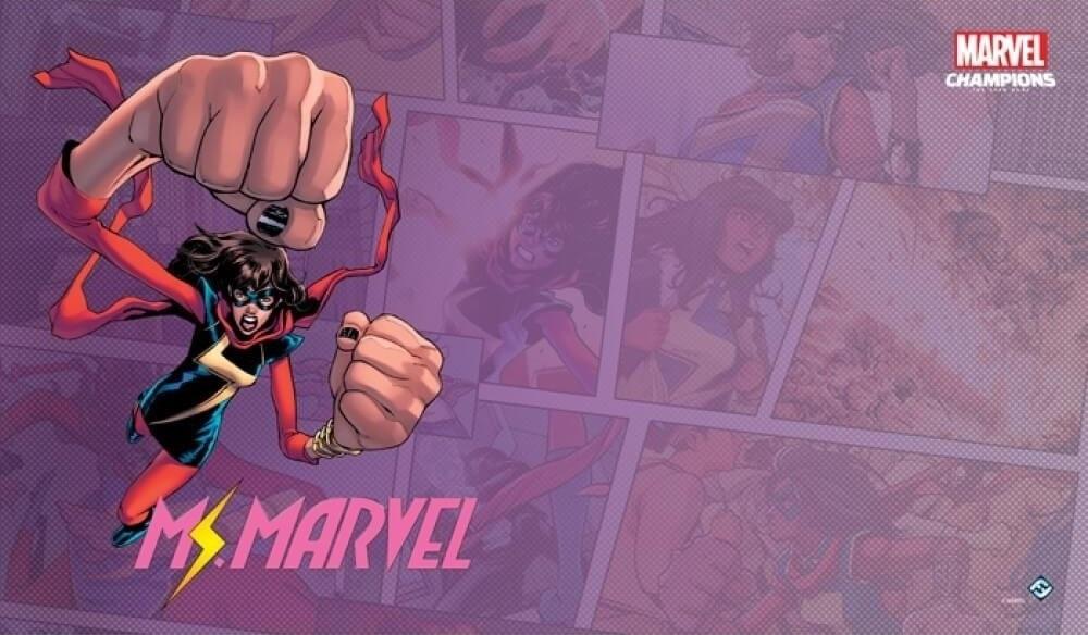 Marvel Ms. Marvel Playmat Card Games Asmodee   