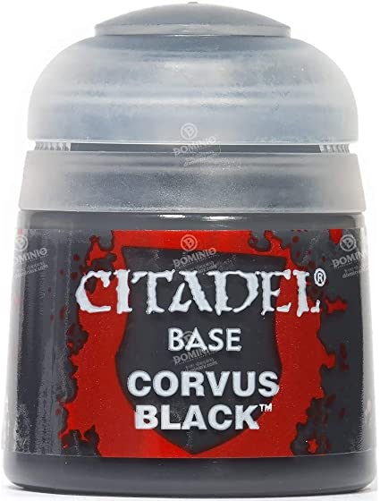 Citadel Base Corvus Black Paints Games Workshop   