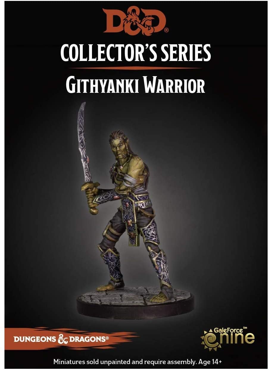 D&D Collector's Series Waterdeep Dungeon of the Mad Mage Githyanki Warrior Miniatures Gale Force Nine