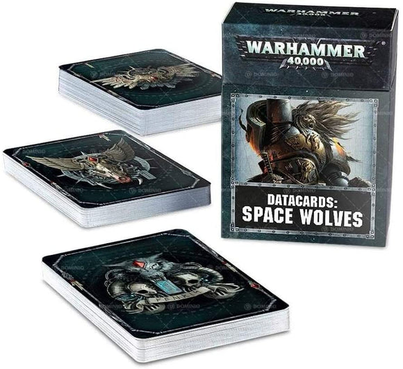 Warhammer 40K Datacards Space Wolves Miniatures Games Workshop   