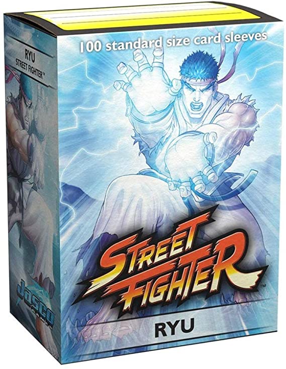 Dragon Shield Classic Art Standard Sleeves 100ct Street Fighter Ryu Supplies Arcane Tinmen   