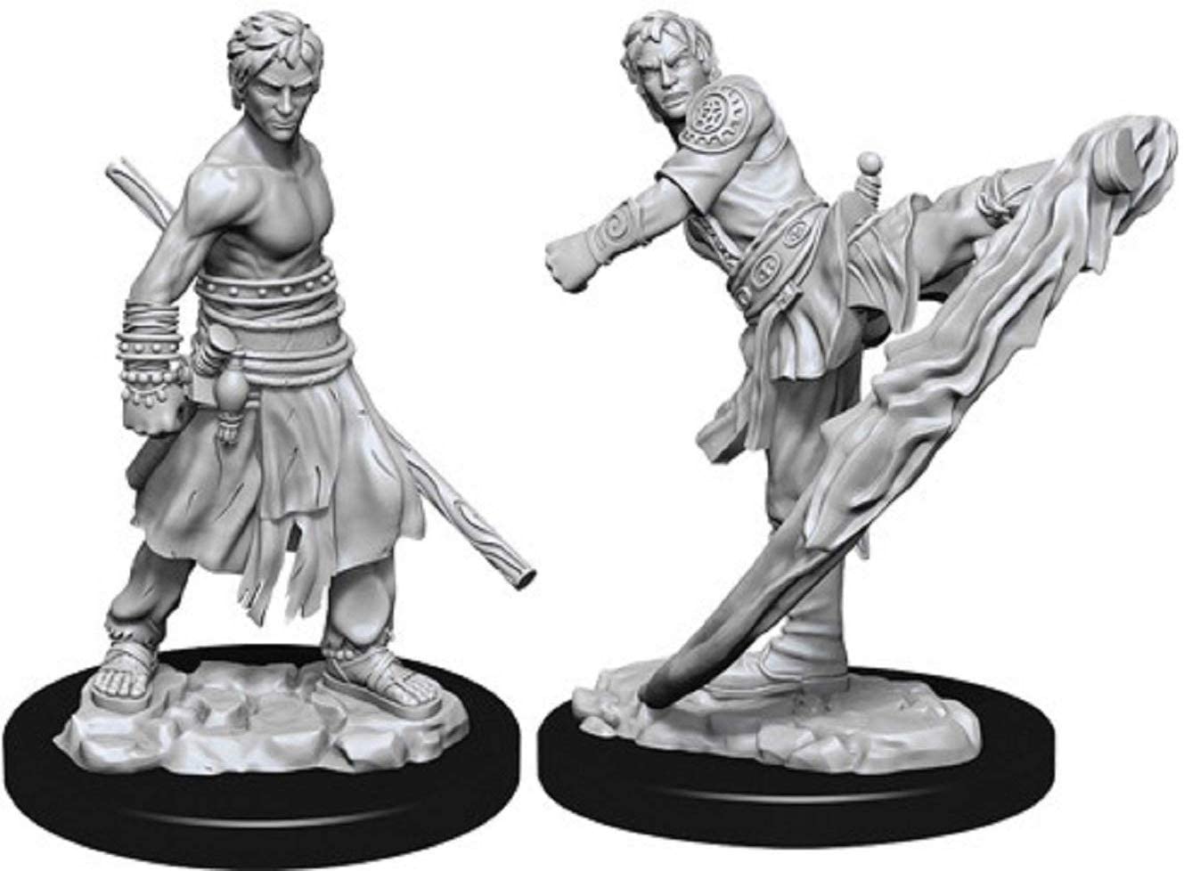 D&D Nolzur's Marvelous Unpainted Miniatures: Male Half-Elf Monk Miniatures WizKids   
