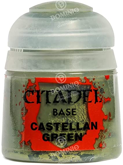Citadel Base Castellan Green Paints Games Workshop   