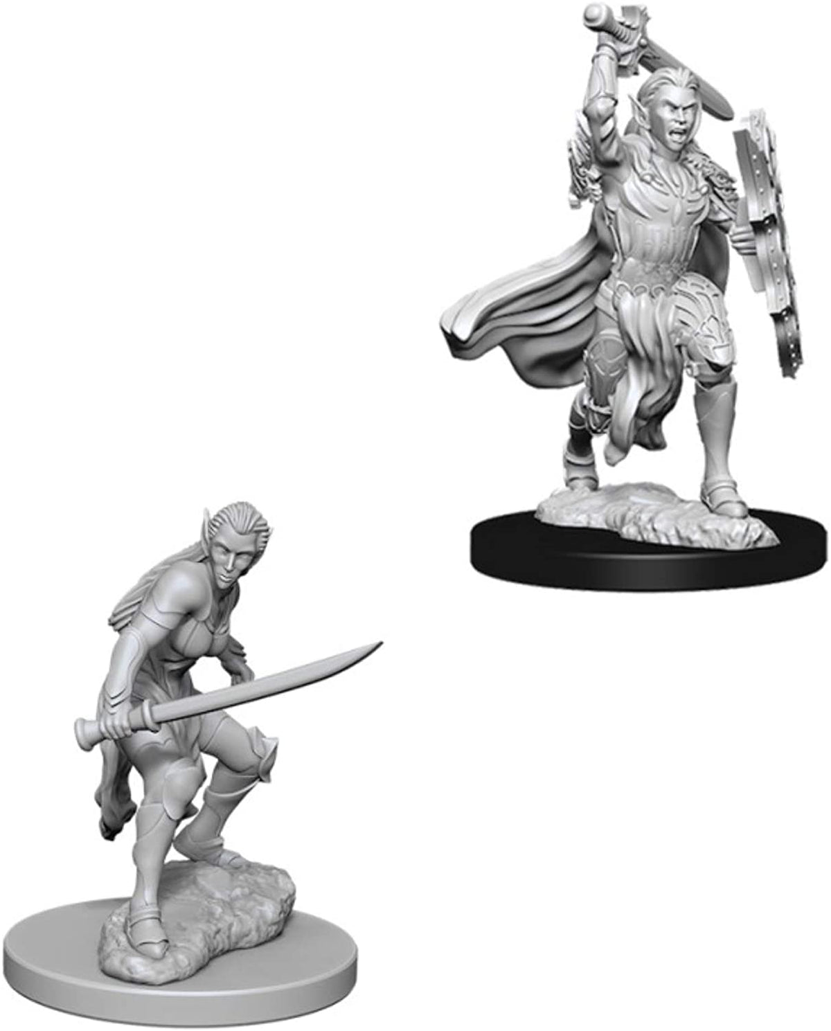 D&D Nolzur's Marvelous Unpainted Miniatures: Elf Female Fighter Miniatures WizKids   