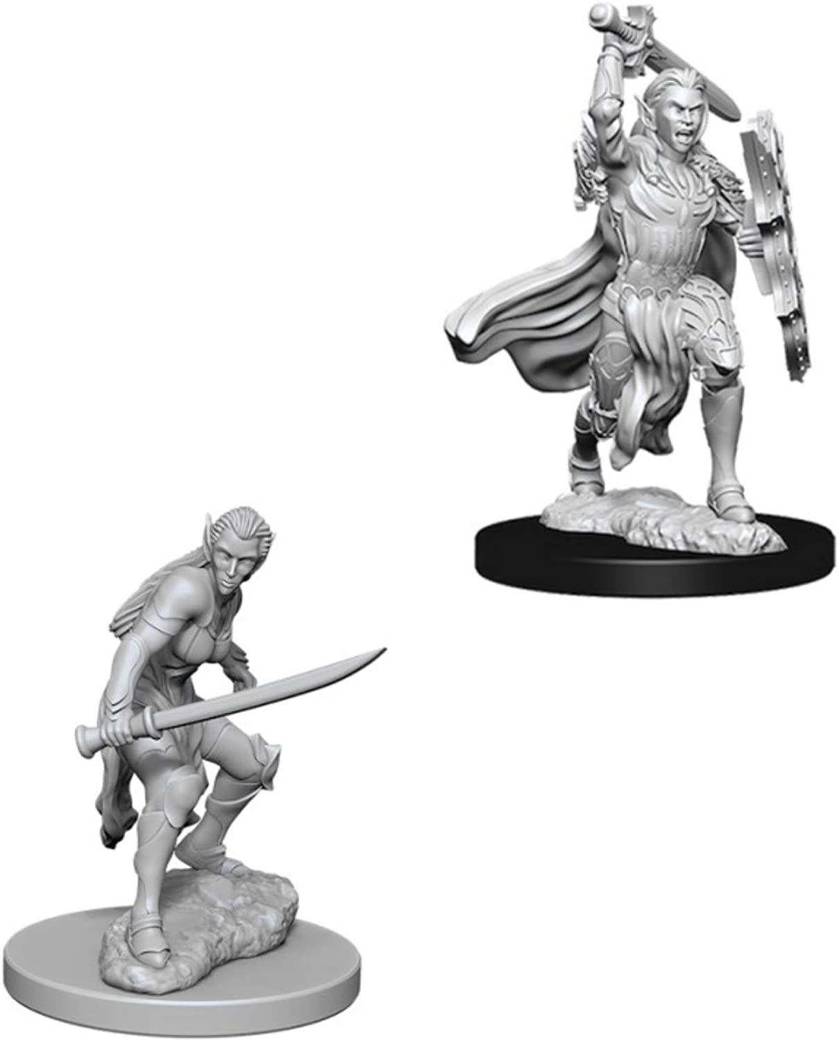 D&D Nolzur's Marvelous Unpainted Miniatures: Elf Female Fighter Miniatures WizKids   
