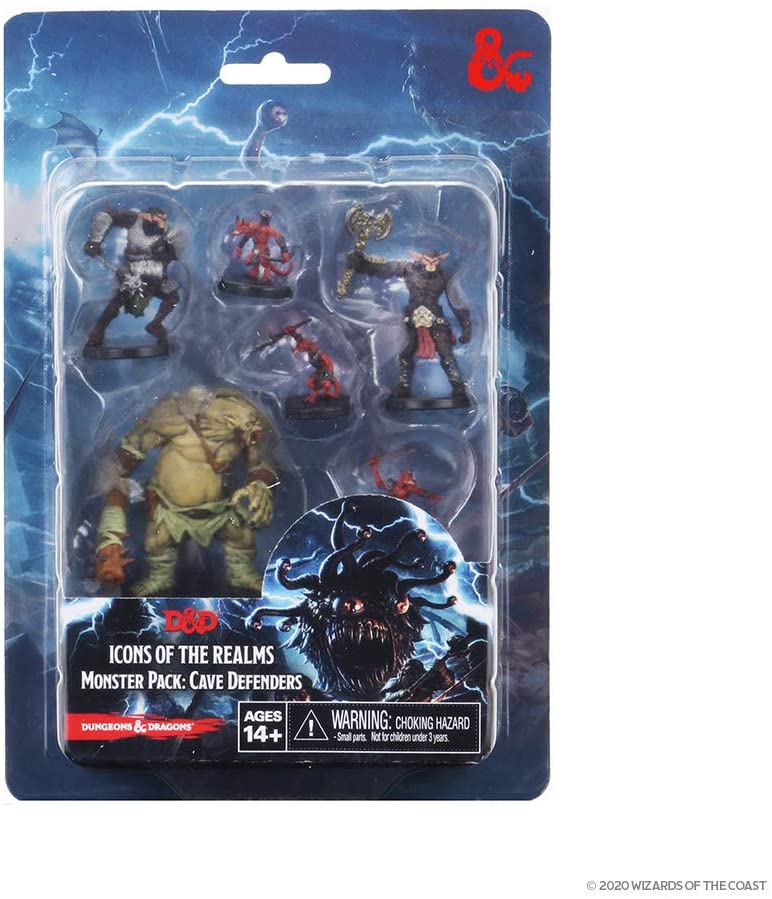 D&D Icons of the Realms Monster Pack: Cave Defenders Miniatures WizKids   