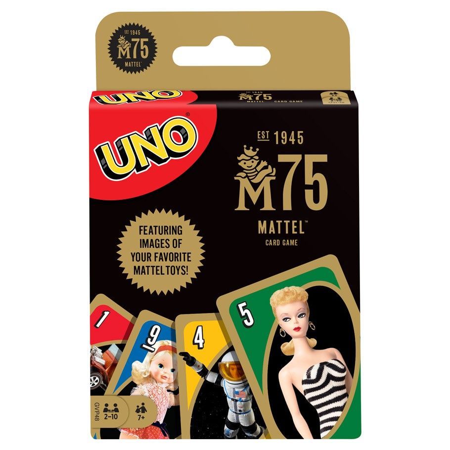 UNO: Mattel 75th Anniversary Ed Card Games Mattel, Inc