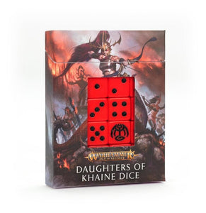 Age of Sigmar Daughters of Khaine Dice Set  Games Workshop   