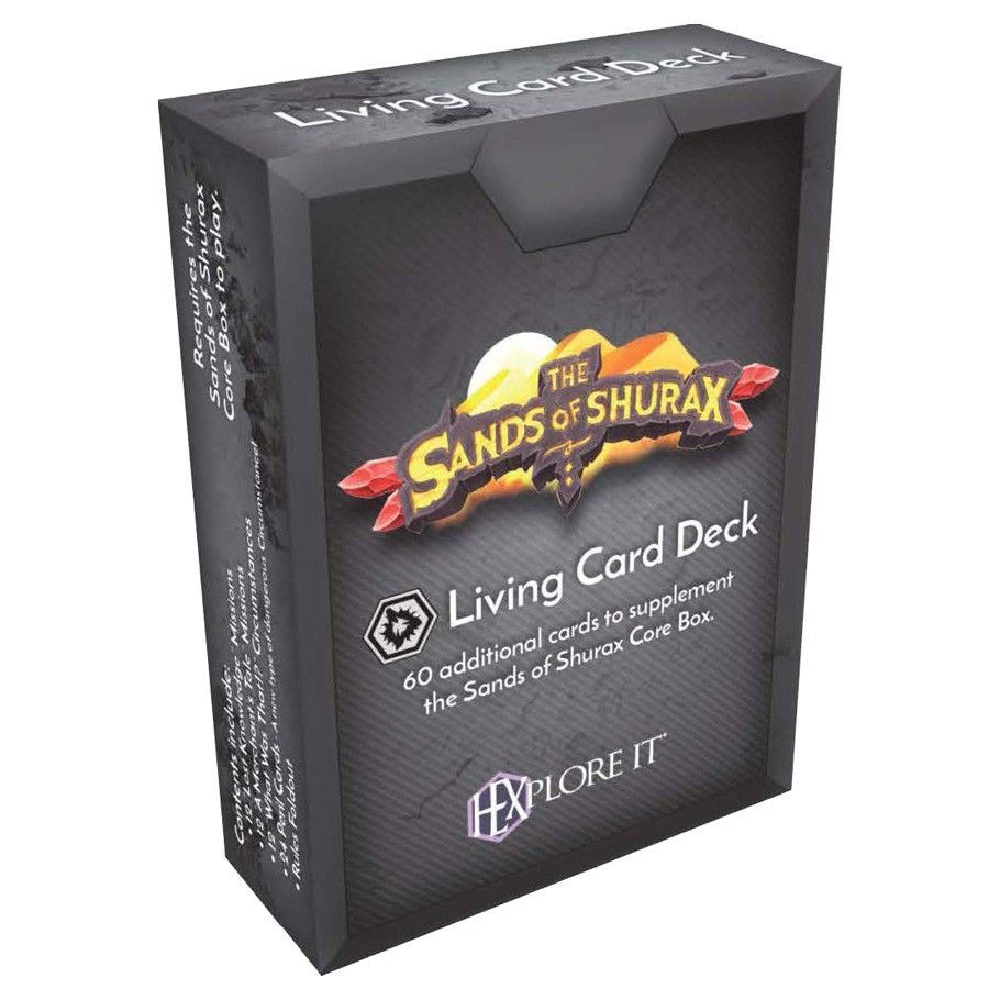 HEXplore It: The Sands of Shurax Living Card Deck Board Games Other