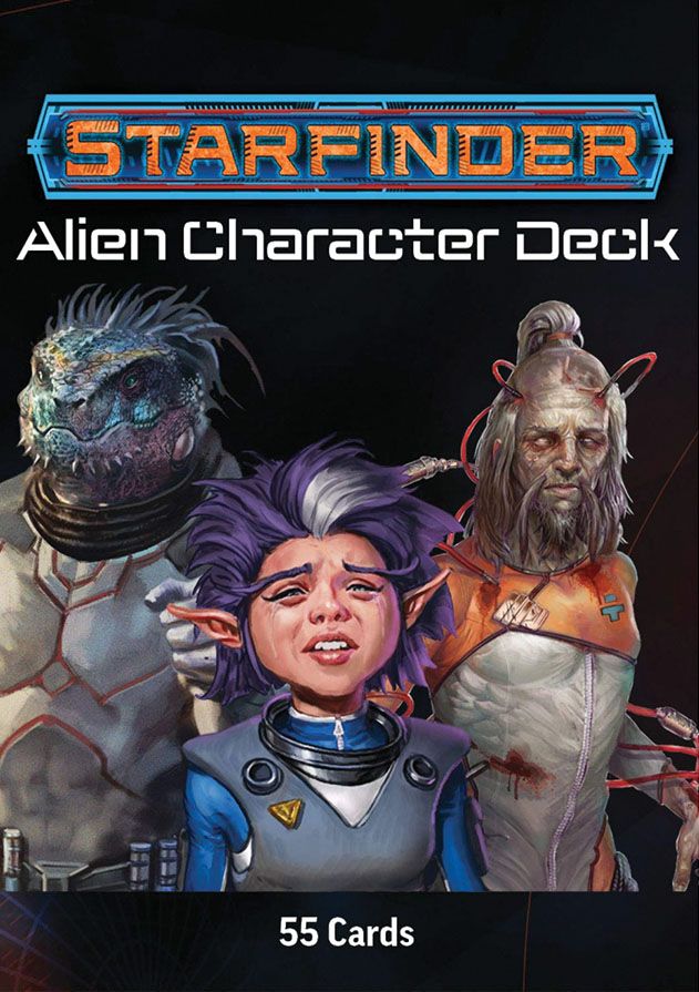 Starfinder Alien Character Deck Supplies Paizo