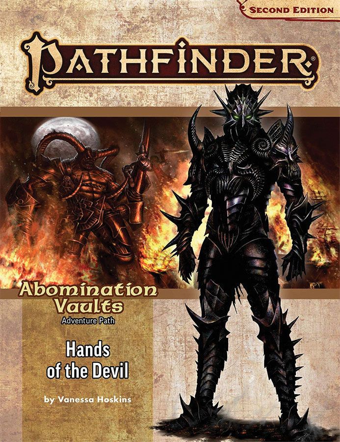 Pathfinder 2e Adventure Path Abomination Vaults Part 2 - Hands of the Devil Role Playing Games Paizo