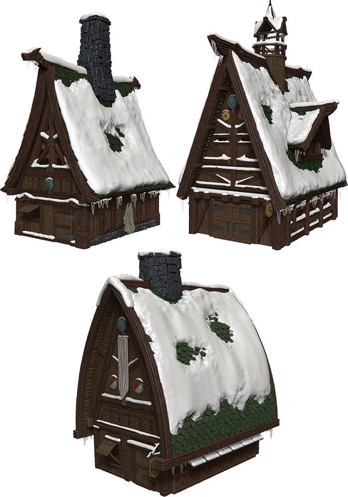 D&D Icons of the Realms Icewind Dale Rime of the Frostmaiden Papercraft Set - Ten Towns (96023) Miniatures WizKids