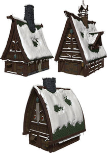 D&D Icons of the Realms Icewind Dale Rime of the Frostmaiden Papercraft Set - Ten Towns (96023)  WizKids   