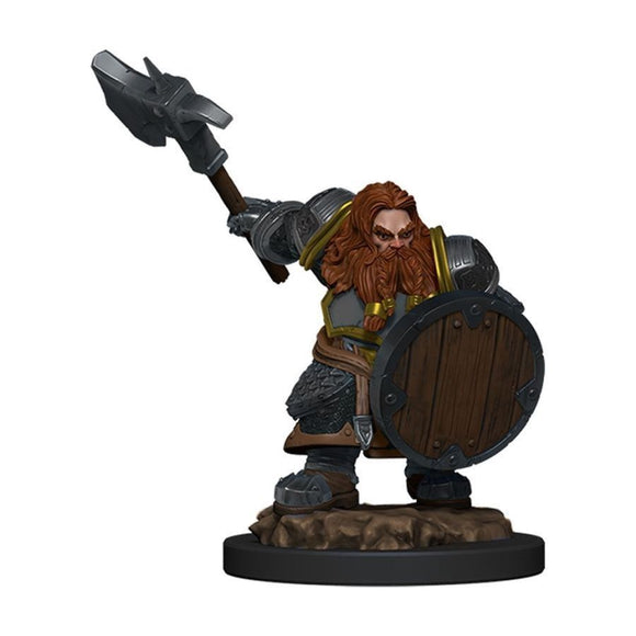 D&D Icons of the Realms Premium Male Dwarf Fighter (93037) Miniatures WizKids   