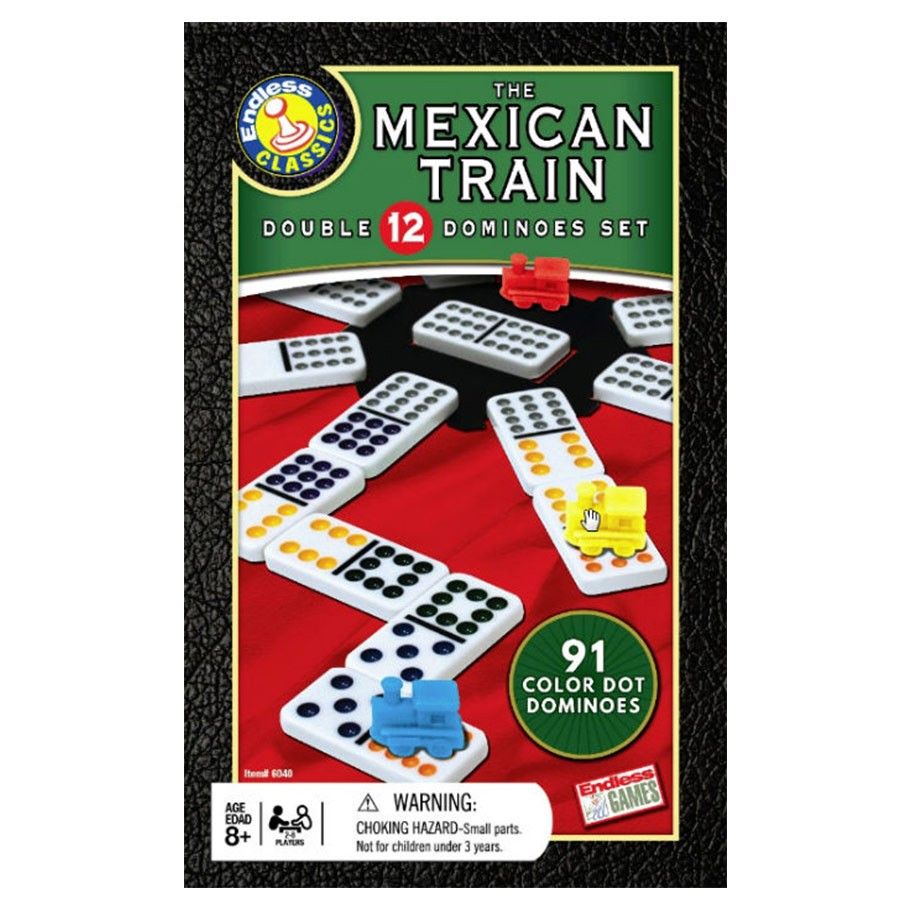 Mexican Train Dominoes (Tin) Board Games Other