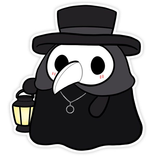 3" Plague Doctor Sticker  Squishable   