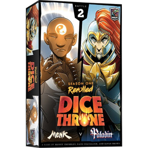 Dice Throne Season One Rerolled Monk v. Paladin Board Games Roxley Games   