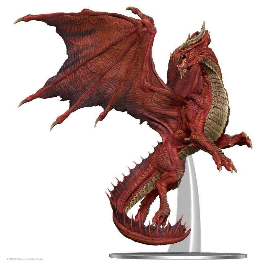 D&D Icons of the Realms Premium Adult Red Dragon (96032) Miniatures WizKids