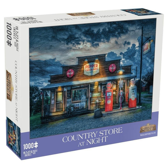 Country Store At Night 1000pc  Common Ground Games   