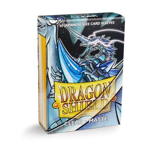 Dragon Shield Matte Japanese Size Sleeves 60ct Clear (11101) Supplies Arcane Tinmen   