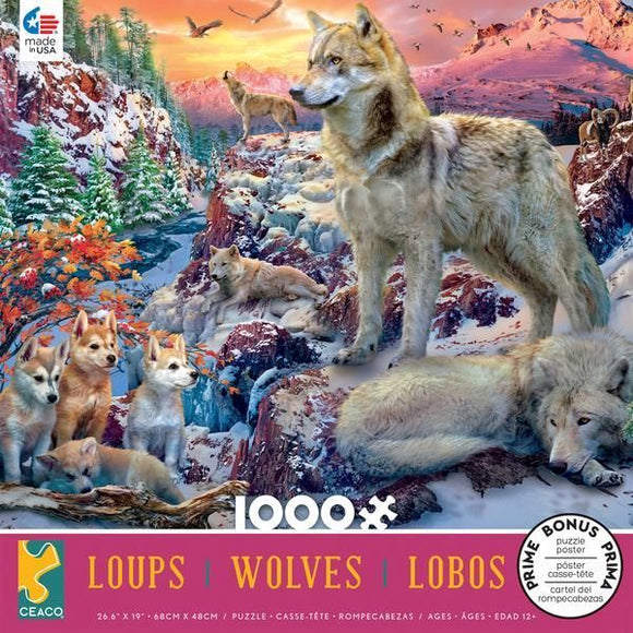 Winter Wolves 1000pc  Gamewright   