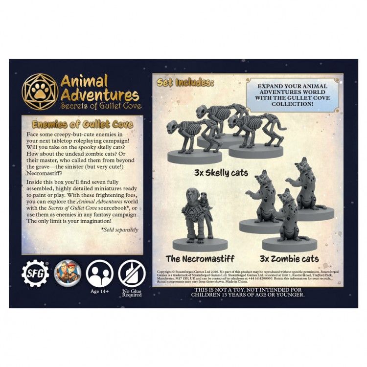 Animal Adventures: Secrets of Gullet Cove - Enemies of Gullet Cove Miniatures Steamforged Games