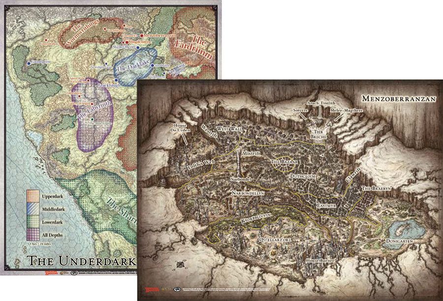 D&D 5e Out of the Abyss Map RPG Maps Gale Force Nine