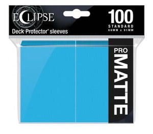 Ultra Pro Eclipse 100ct Standard Size Card Sleeves Matte Sky Blue (15615) Supplies Ultra Pro   