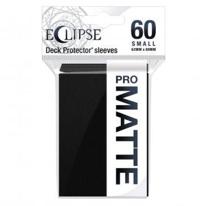 ultra pro eclipse card sleeves Ultra Pro Eclipse 60ct Small Size Card Sleeves Matte Black (15637) – Common  Ground Games