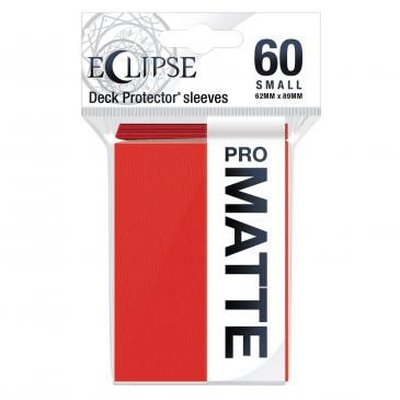 Ultra Pro Eclipse 60ct Small Size Card Sleeves Matte Red (15640) Supplies Ultra Pro   