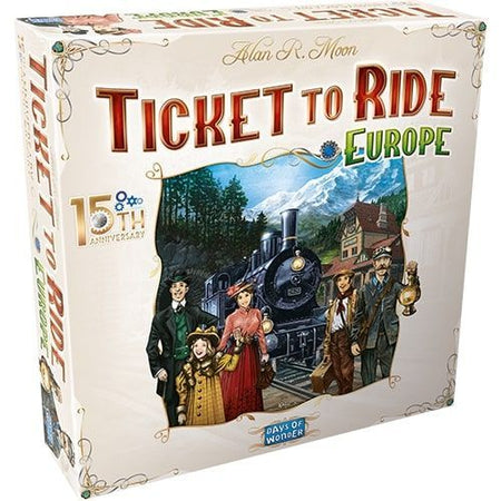Ticket to Ride Europe 15th Anniversary Edition Board Games Asmodee   