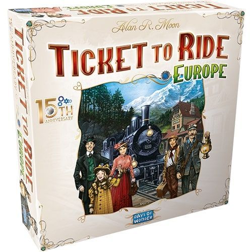 Ticket to Ride Europe 15th Anniversary Edition  Asmodee   