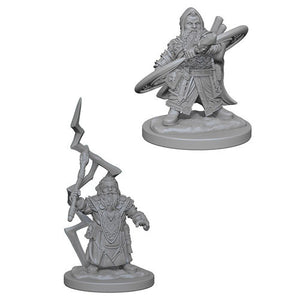 Pathfinder Deep Cuts Unpainted Miniatures: Dwarf Male Sorcerer Home page WizKids   