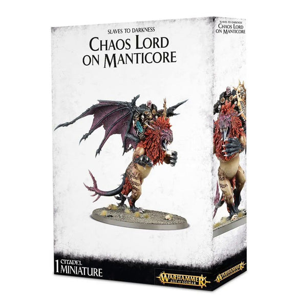 Age of Sigmar Slaves to Darkness Chaos Lord on Manticore  Games Workshop   