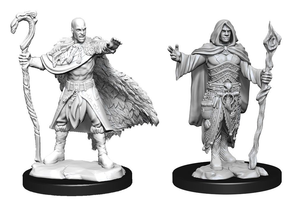Nolzur’s Marvelous Unpainted Miniatures Human Druid Male (90221) Miniatures WizKids   