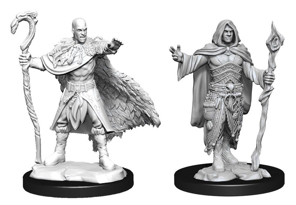 Nolzur’s Marvelous Unpainted Miniatures Human Druid Male (90221) Miniatures WizKids   