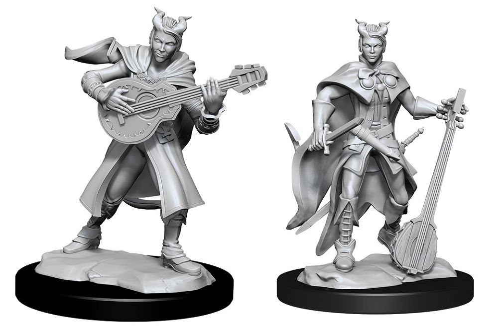 Nolzur’s Marvelous Unpainted Miniatures Tiefling Bard Female (90226) Miniatures WizKids   