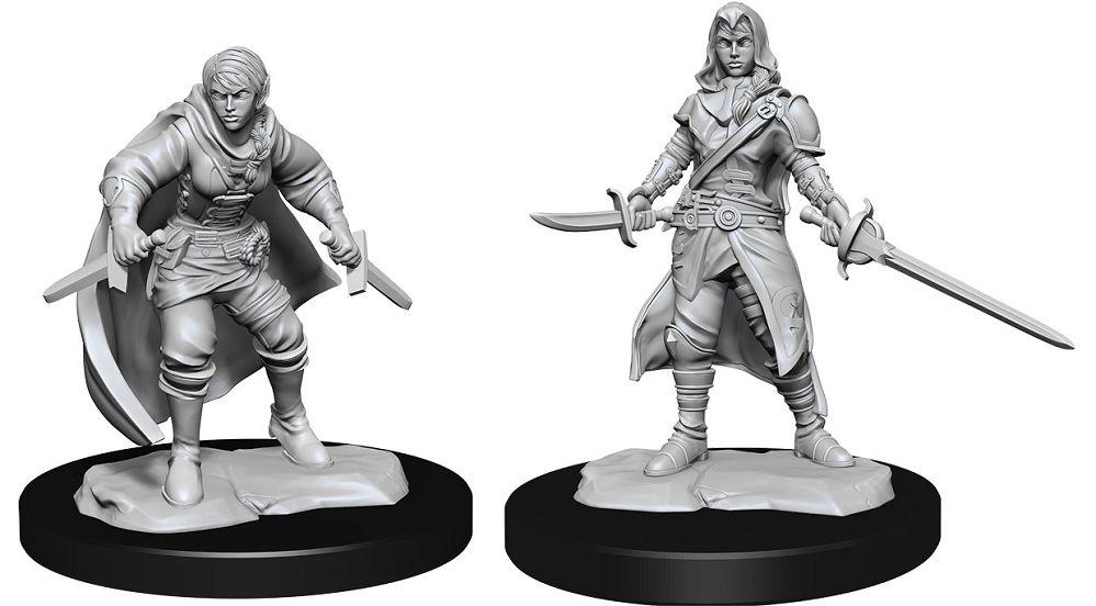 Nolzur’s Marvelous Unpainted Miniatures Half-Elf Rogue Female (90228) Miniatures WizKids   