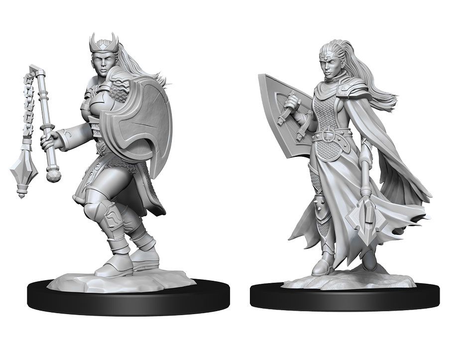Nolzur’s Marvelous Unpainted Miniatures Kalashtar Female Cleric (90233) Miniatures WizKids   