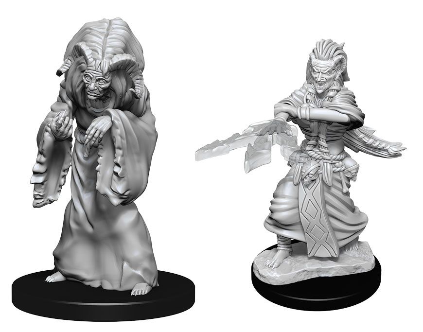Nolzur’s Marvelous Unpainted Miniatures Night Hag & Dusk Hag (90239) Miniatures WizKids   