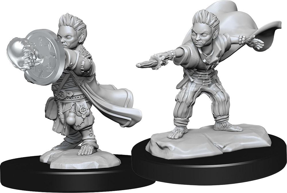 Pathfinder Battles Deep Cuts Unpainted Miniatures Halfling Male Wizard (90260) Miniatures WizKids   