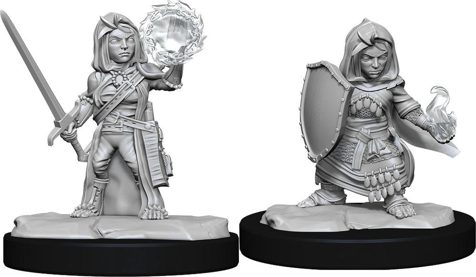 Pathfinder Battles Deep Cuts Unpainted Miniatures Halfling Female Cleric (90261) Miniatures WizKids   
