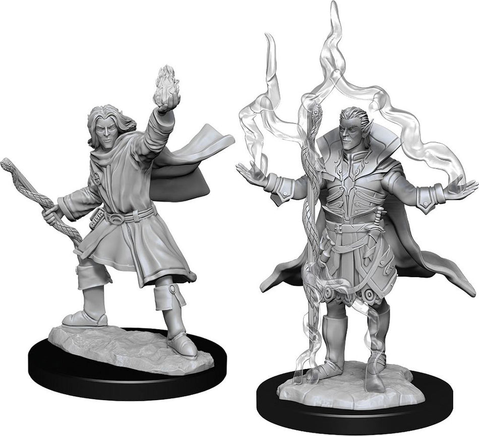 Pathfinder Battles Deep Cuts Unpainted Miniatures Elf Male Sorcerer (90262) Miniatures WizKids   