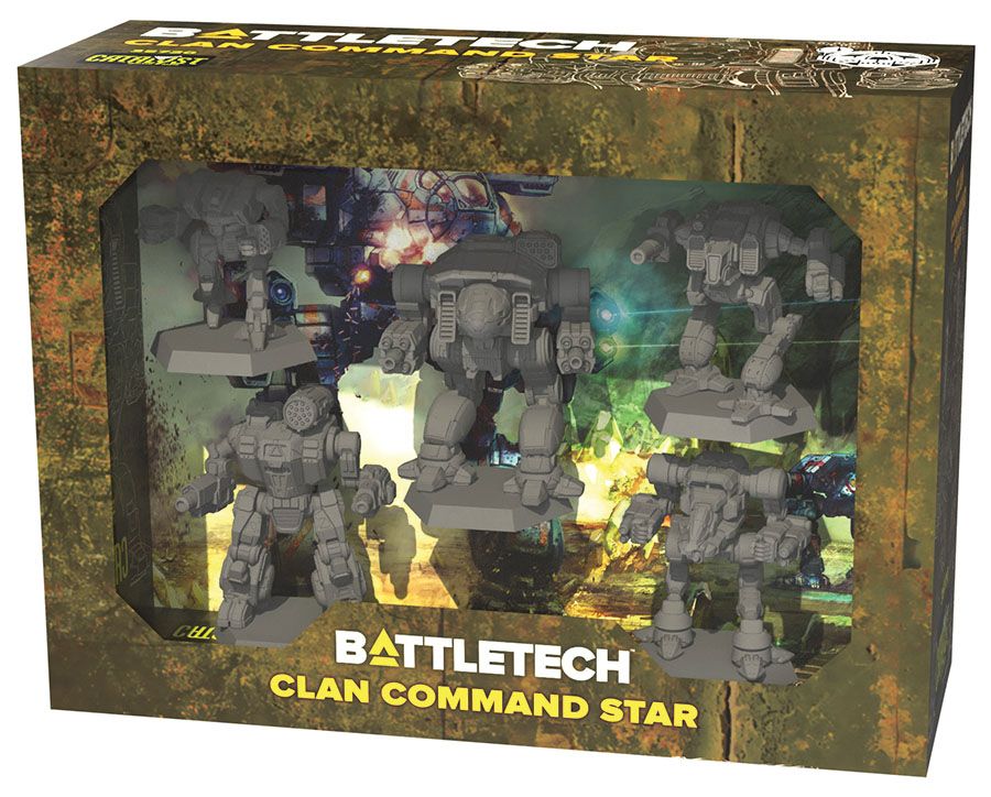 BattleTech Miniature ForcePack: Clan Command Star Miniatures Catalyst Game Labs