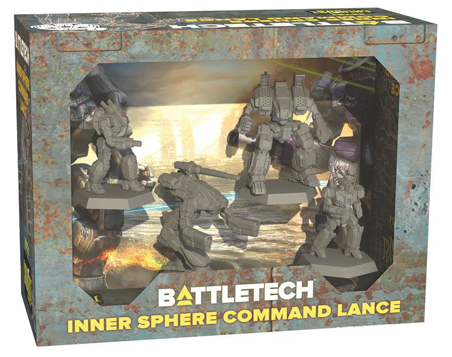 BattleTech Miniature ForcePack: Inner Sphere Command Lance Miniatures Catalyst Game Labs