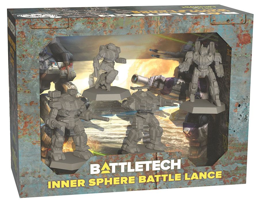 BattleTech Miniature ForcePack: Inner Sphere Battle Lance Miniatures Catalyst Game Labs