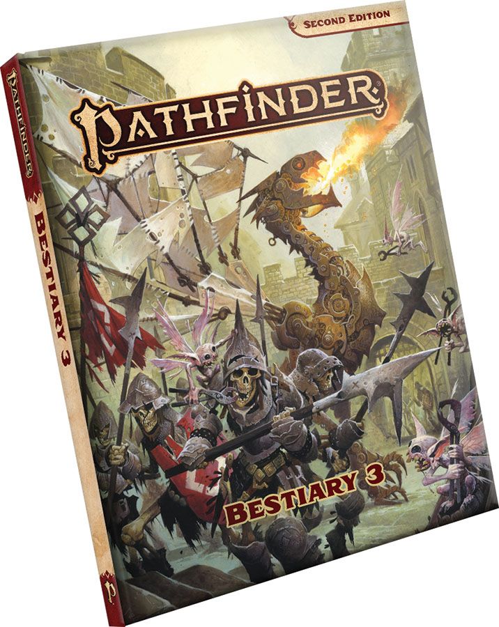 Pathfinder RPG 2e Bestiary 3 Hardcover Role Playing Games Paizo