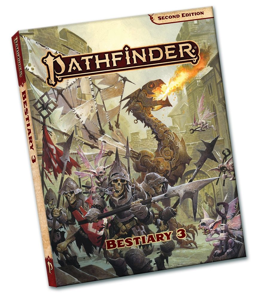 Pathfinder RPG 2e Bestiary 3 Pocket Edition Role Playing Games Paizo