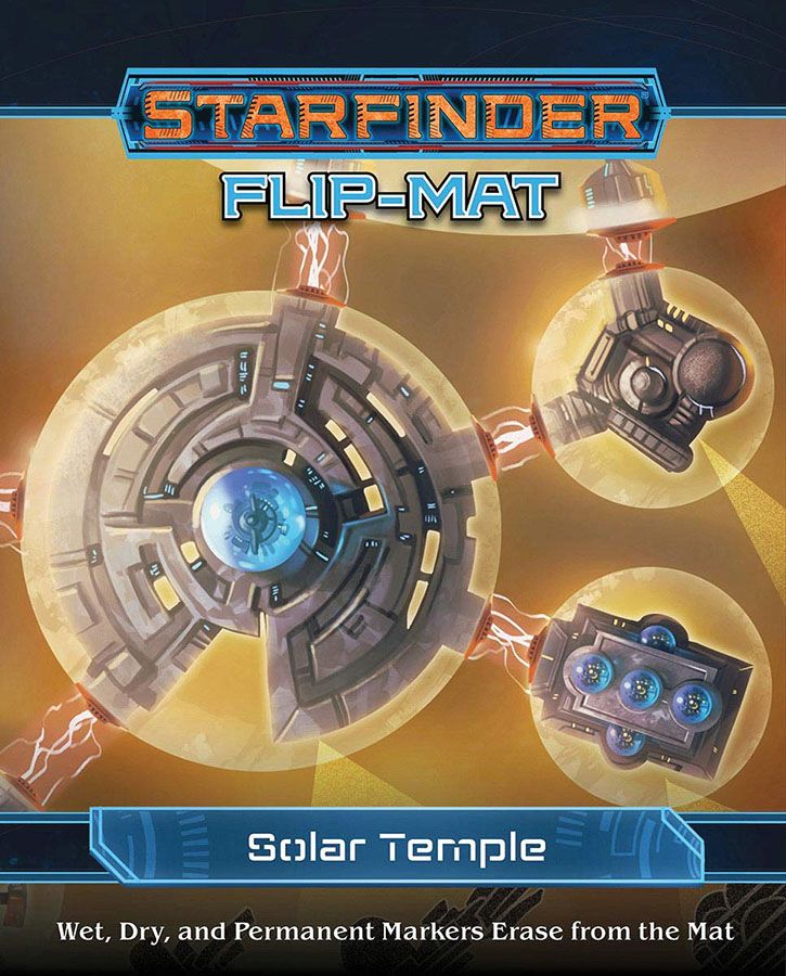 Starfinder Flip Mat Solar Temple RPG Maps Paizo   